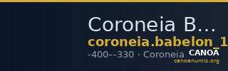 Coroneia Babelon 1914 285 — CANOA