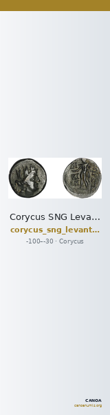 Corycus SNG Levante 791-5 — CANOA