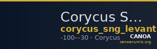 Corycus SNG Levante 801 — CANOA