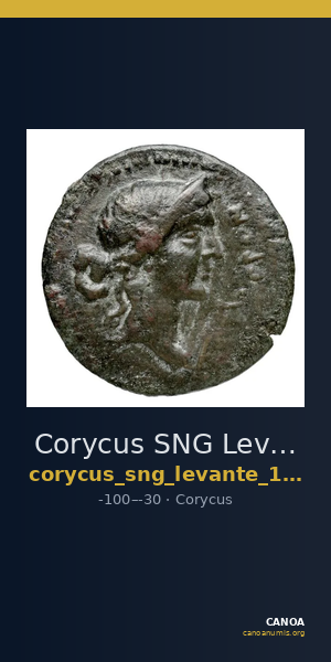 Corycus SNG Levante 802-3 — CANOA