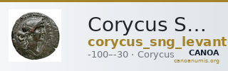 Corycus SNG Levante 802-3 — CANOA