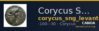 Corycus SNG Levante 802-3 — CANOA