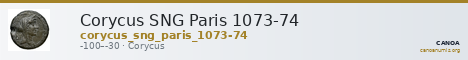 Corycus SNG Paris 1073-74 — CANOA