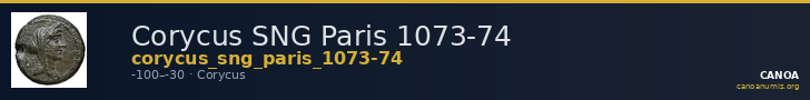 Corycus SNG Paris 1073-74 — CANOA