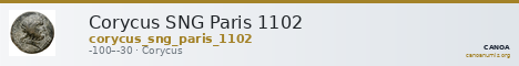 Corycus SNG Paris 1102 — CANOA
