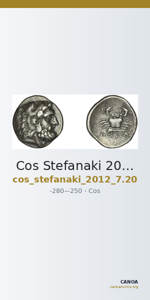 Cos Stefanaki 2012 7.20 — CANOA