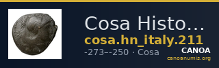 Cosa Historia Numorum Italy 211 — CANOA
