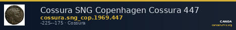 Cossura SNG Copenhagen Cossura 447 — CANOA