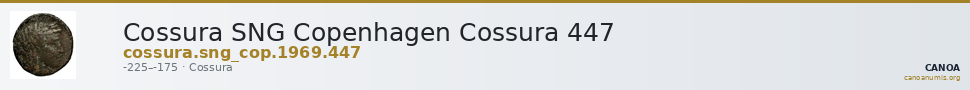 Cossura SNG Copenhagen Cossura 447 — CANOA