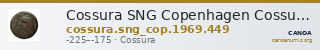 Cossura SNG Copenhagen Cossura 449 — CANOA