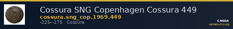 Cossura SNG Copenhagen Cossura 449 — CANOA