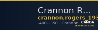 Crannon Rogers 1932 172a (Atrax) — CANOA
