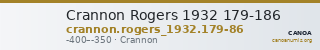 Crannon Rogers 1932 179-186 — CANOA