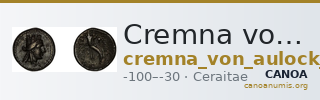 Cremna von Aulock 1979 887-91 — CANOA
