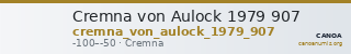Cremna von Aulock 1979 907 — CANOA