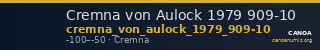 Cremna von Aulock 1979 909-10 — CANOA