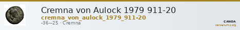 Cremna von Aulock 1979 911-20 — CANOA