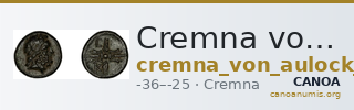 Cremna von Aulock 1979 921-6 — CANOA