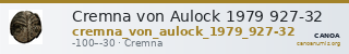 Cremna von Aulock 1979 927-32 — CANOA