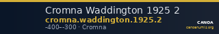 Cromna Waddington 1925 2 — CANOA