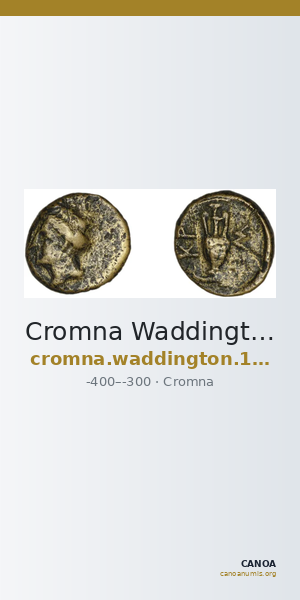 Cromna Waddington 1925 4-5 — CANOA