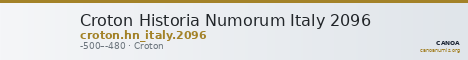 Croton Historia Numorum Italy 2096 — CANOA