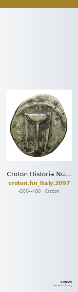 Croton Historia Numorum Italy 2097 — CANOA