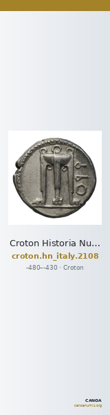 Croton Historia Numorum Italy 2108 — CANOA