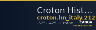 Croton Historia Numorum Italy 2126 — CANOA