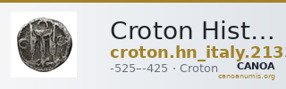 Croton Historia Numorum Italy 2133 — CANOA