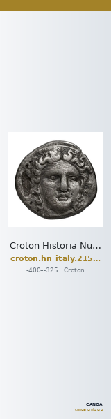 Croton Historia Numorum Italy 2159-2169 — CANOA