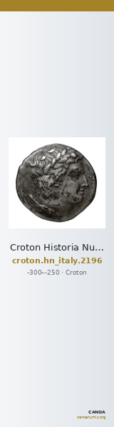 Croton Historia Numorum Italy 2196 — CANOA