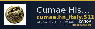 Cumae Historia Numorum Italy 511 — CANOA