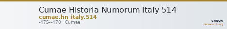Cumae Historia Numorum Italy 514 — CANOA
