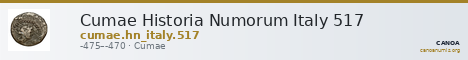 Cumae Historia Numorum Italy 517 — CANOA