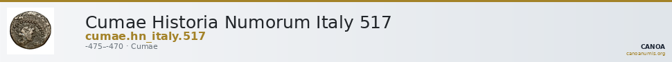 Cumae Historia Numorum Italy 517 — CANOA