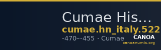 Cumae Historia Numorum Italy 522 — CANOA