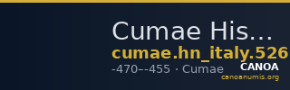 Cumae Historia Numorum Italy 526 — CANOA