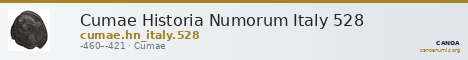 Cumae Historia Numorum Italy 528 — CANOA