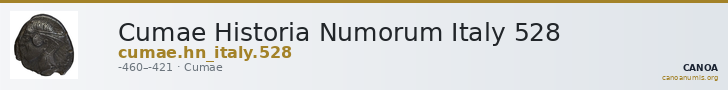 Cumae Historia Numorum Italy 528 — CANOA
