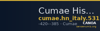 Cumae Historia Numorum Italy 531 — CANOA