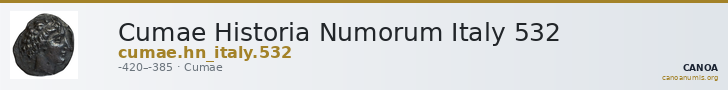 Cumae Historia Numorum Italy 532 — CANOA