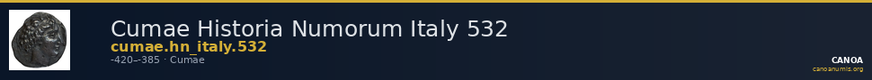 Cumae Historia Numorum Italy 532 — CANOA