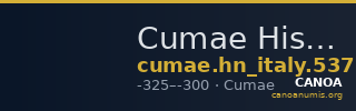 Cumae Historia Numorum Italy 537 — CANOA
