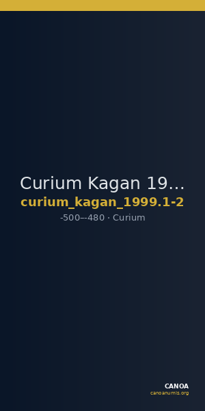 Curium Kagan 1999 1-2 — CANOA