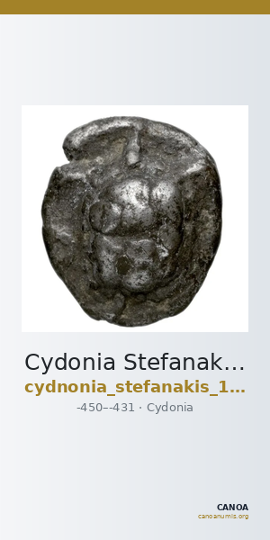 Cydonia Stefanakis 1997 Period I, Group 2, Types B-D ; catalogue n° 6-43 — CANOA