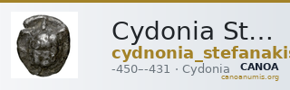 Cydonia Stefanakis 1997 Period I, Group 2, Types B-D ; catalogue n° 6-43 — CANOA