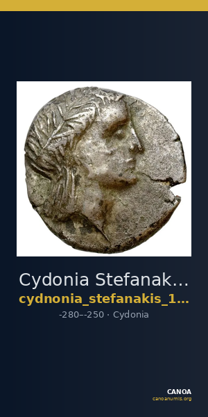 Cydonia Stefanakis 1997 Period II, Group 3 ; catalogue n° 196-204 — CANOA