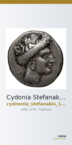 Cydonia Stefanakis 1997 Period II, Group II ; catalogue n° 156-164 — CANOA