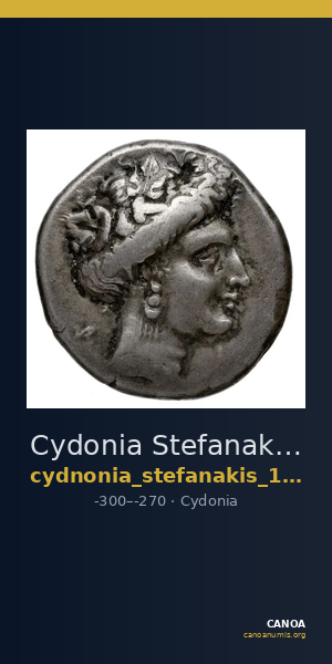 Cydonia Stefanakis 1997 Period II, Group II ; catalogue n° 156-164 — CANOA